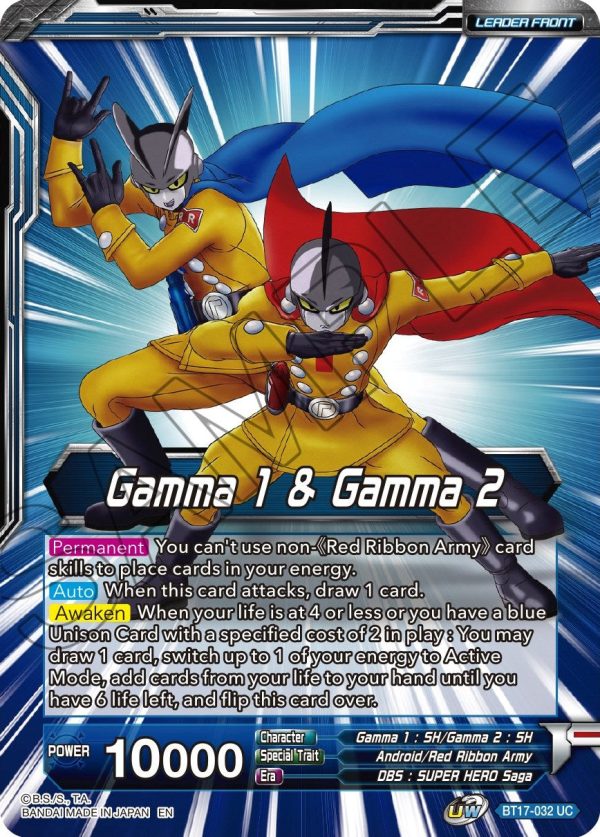 Gamma 1 & Gamma 2    Gamma 1 & Gamma 2, Newfound Foes (BT17-032) [Ultimate Squad Prerelease Promos] Online Hot Sale