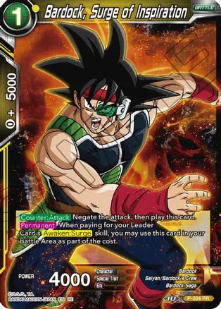 Bardock, Surge of Inspiration (P-204) [Mythic Booster] Online now