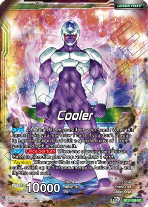 Cooler    Cooler, Galactic Dynasty (BT17-059) [Ultimate Squad] Online Sale