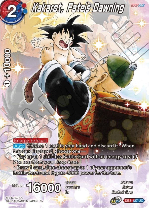 Kakarot, Fate s Dawning (DB3-127) [Theme Selection: History of Son Goku] Online Hot Sale