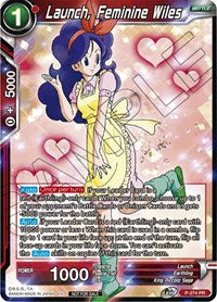 Launch, Feminine Wiles (Unison Warrior Series Tournament Pack Vol.3) (P-274) [Tournament Promotion Cards] For Cheap