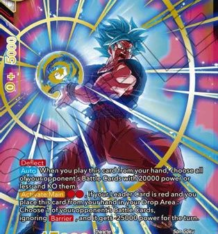 SSB Kaio-Ken Son Goku, Concentrated Destruction (Gold Stamped) (DB2-001) [Mythic Booster] For Discount