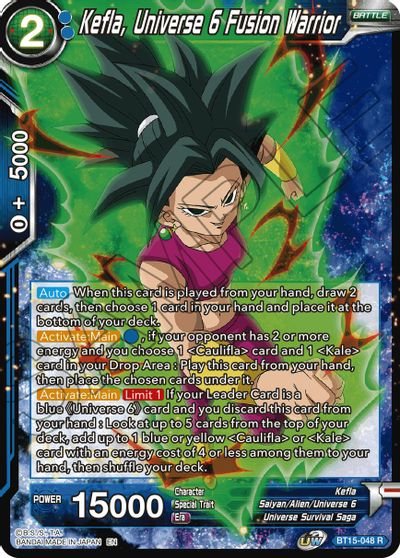 Kefla, Universe 6 Fusion Warrior (BT15-048) [Saiyan Showdown] For Discount