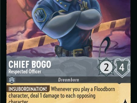 Chief Bogo - Respected Officer (175 204) [Rise of the Floodborn] Supply