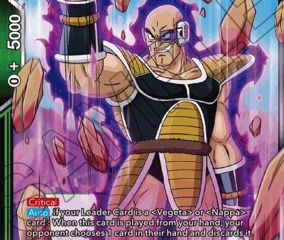 Nappa, the Intimidator (BT15-084) [Saiyan Showdown] Cheap