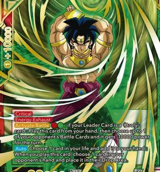 Broly, Swift Executioner (Gold Stamped) (P-205) [Mythic Booster] Sale