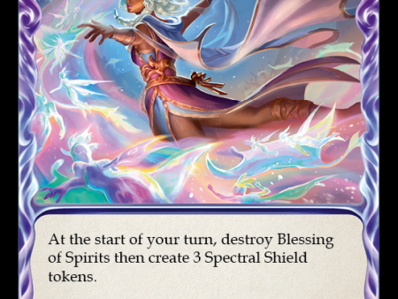 Blessing of Spirits (Red) [DYN218] (Dynasty)  Rainbow Foil Fashion