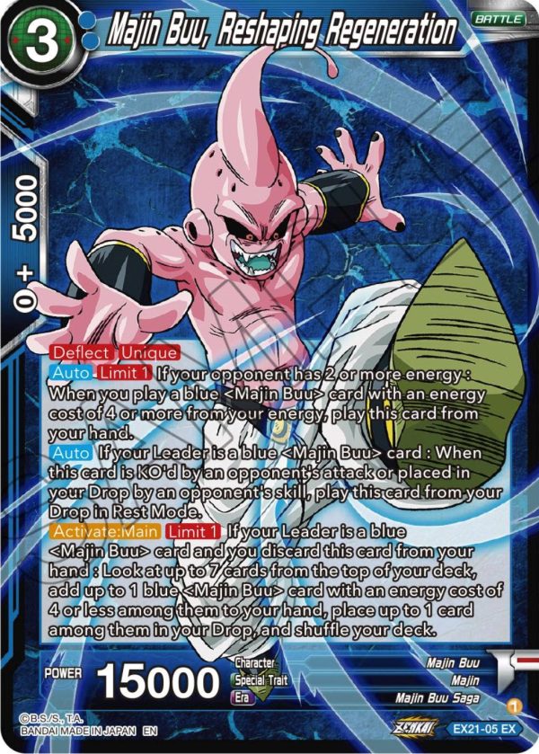 Majin Buu, Reshaping Regeneration (EX21-05) [5th Anniversary Set] Online now