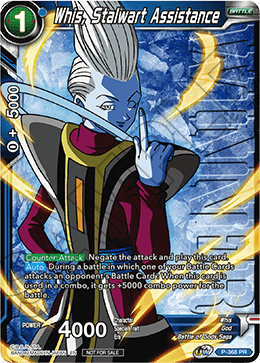 Whis, Stalwart Assistance (Unison Warrior Series Boost Tournament Pack Vol. 7 - Winner) (P-368) [Tournament Promotion Cards] Sale