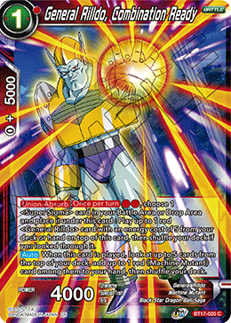 General Rilldo, Combination Ready (BT17-020) [Ultimate Squad] Cheap