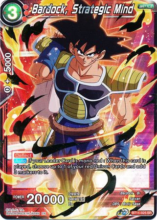 Bardock, Strategic Mind (BT11-025) [Vermilion Bloodline 2nd Edition] Fashion