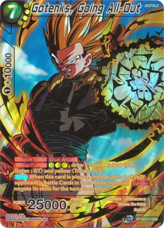 Gotenks, Going All-Out (SPR) (BT10-110) [Rise of the Unison Warrior 2nd Edition] Discount