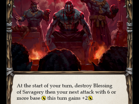 Blessing of Savagery (Yellow) [DYN014] (Dynasty) For Cheap