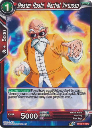 Master Roshi, Martial Virtuoso (BT10-010) [Rise of the Unison Warrior 2nd Edition] Supply