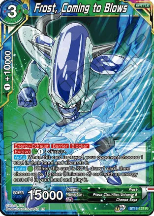 Frost, Coming to Blows (BT16-137) [Realm of the Gods] Hot on Sale