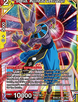 Beerus, Motivated Destruction (BT17-134) [Ultimate Squad] Online now