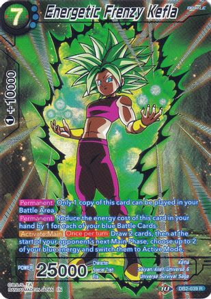 Energetic Frenzy Kefla (DB2-039) [Collector s Selection Vol. 2] Online Sale