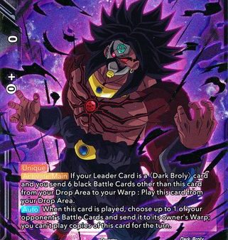 Dark Broly, Uncontrollable Berserker (BT11-134) [Vermilion Bloodline 2nd Edition] Cheap