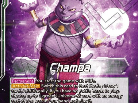 Champa    Champa, Victory at All Costs (BT16-047) [Realm of the Gods Prerelease Promos] Sale