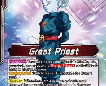 Great Priest    Great Priest, Commander of Angels (BT16-002) [Realm of the Gods] Hot on Sale