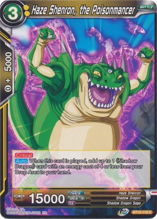 Haze Shenron, the Poisonmancer (BT10-118) [Rise of the Unison Warrior 2nd Edition] For Cheap