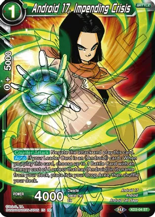 Android 17, Impending Crisis (XD3-04) [Mythic Booster] For Sale