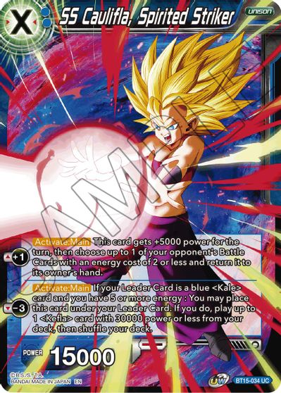 SS Caulifla, Spirited Striker (BT15-034) [Saiyan Showdown] Cheap