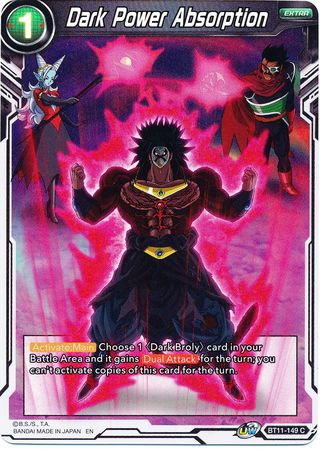 Dark Power Absorption (BT11-149) [Vermilion Bloodline 2nd Edition] Sale