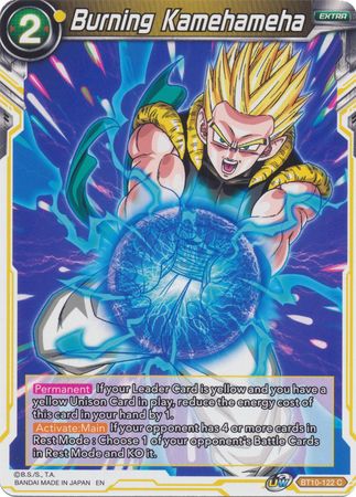 Burning Kamehameha (BT10-122) [Rise of the Unison Warrior 2nd Edition] For Sale