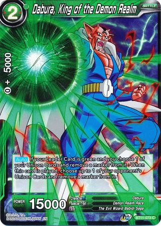 Dabura, King of the Demon Realm (BT11-073) [Vermilion Bloodline 2nd Edition] For Sale