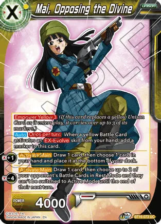 Mai, Opposing the Divine (BT16-073) [Realm of the Gods] Online Sale