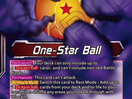 One-Star Ball    Syn Shenron, Despair Made Manifest (BT18-002) [Dawn of the Z-Legends] Online Hot Sale