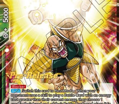 Nappa, on Guard (BT15-085) [Saiyan Showdown Prerelease Promos] For Cheap