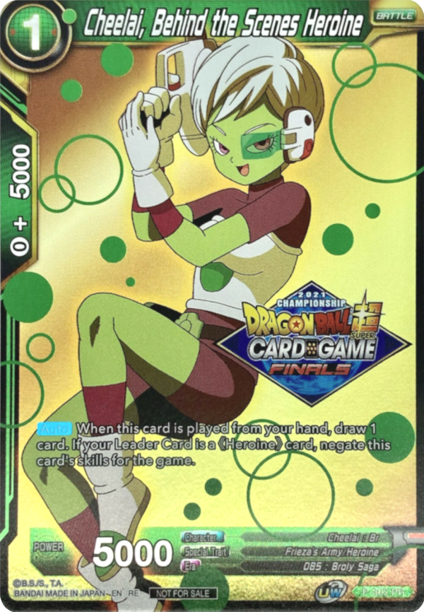 Cheelai, Behind the Scenes Heroine (2021 Tournament Pack Vault Set) (P-302) [Tournament Promotion Cards] Online Hot Sale