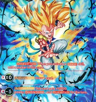 Gotenks, Earth-Shattering Might (SPR) (BT11-003) [Vermilion Bloodline 2nd Edition] Online Sale