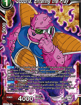 Dodoria, Entering the Fray (Unison Warrior Series Boost Tournament Pack Vol. 7) (P-363) [Tournament Promotion Cards] Online now