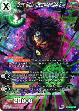 Dark Broly, Overwhelming Evil (BT11-064) [Vermilion Bloodline 2nd Edition] For Cheap