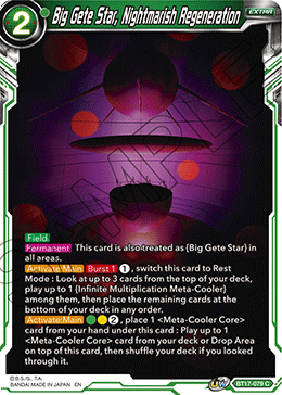 Big Gete Star, Nightmarish Regeneration (BT17-079) [Ultimate Squad] Online