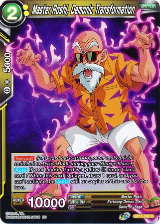 Master Roshi, Demonic Transformation (BT11-101) [Vermilion Bloodline 2nd Edition] Hot on Sale