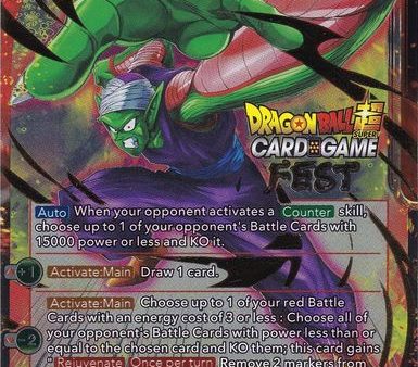 Piccolo Jr., Descendant of the King (Card Game Fest 2022) (BT12-004) [Tournament Promotion Cards] Online Sale