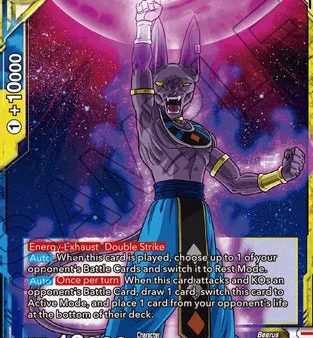 Beerus, Combative Impulse (BT16-128) [Realm of the Gods] For Sale