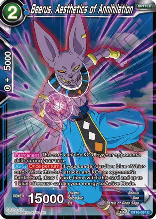 Beerus, Aesthetic of Annihilation (BT16-037) [Realm of the Gods] Supply