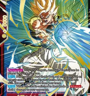 SS Gogeta, Acrobatic Warrior (Gold Stamped) (EX04-01) [Mythic Booster] Supply