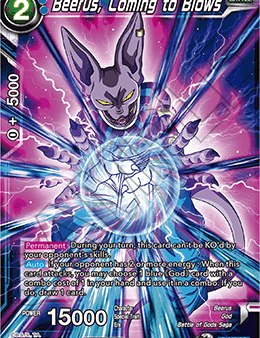 Beerus, Coming to Blows (Unison Warrior Series Boost Tournament Pack Vol. 7) (P-367) [Tournament Promotion Cards] Sale