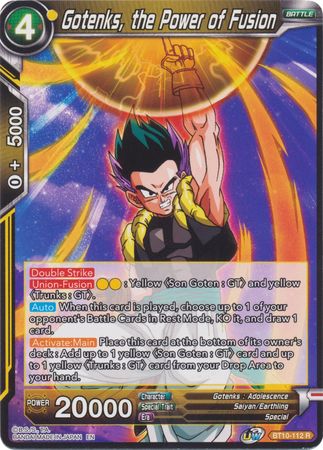 Gotenks, the Power of Fusion (BT10-112) [Rise of the Unison Warrior 2nd Edition] Online Sale