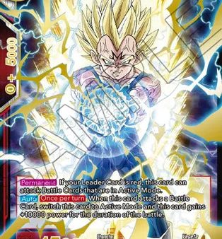 Glory-Obsessed Prince of Destruction Vegeta (Gold Stamped) (P-063) [Mythic Booster] Online now