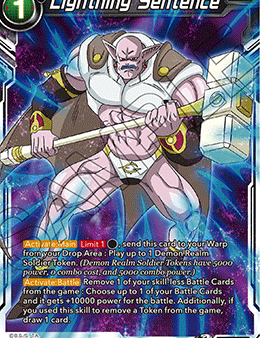 Lightning Sentence (BT17-131) [Ultimate Squad] Sale