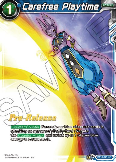 Carefree Playtime (BT16-043) [Realm of the Gods Prerelease Promos] For Discount