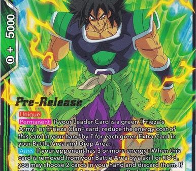 Broly, Berserker of Frieza s Army (BT14-084) [Cross Spirits Prerelease Promos] For Discount