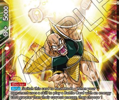 Nappa, on Guard (BT15-085) [Saiyan Showdown] Discount